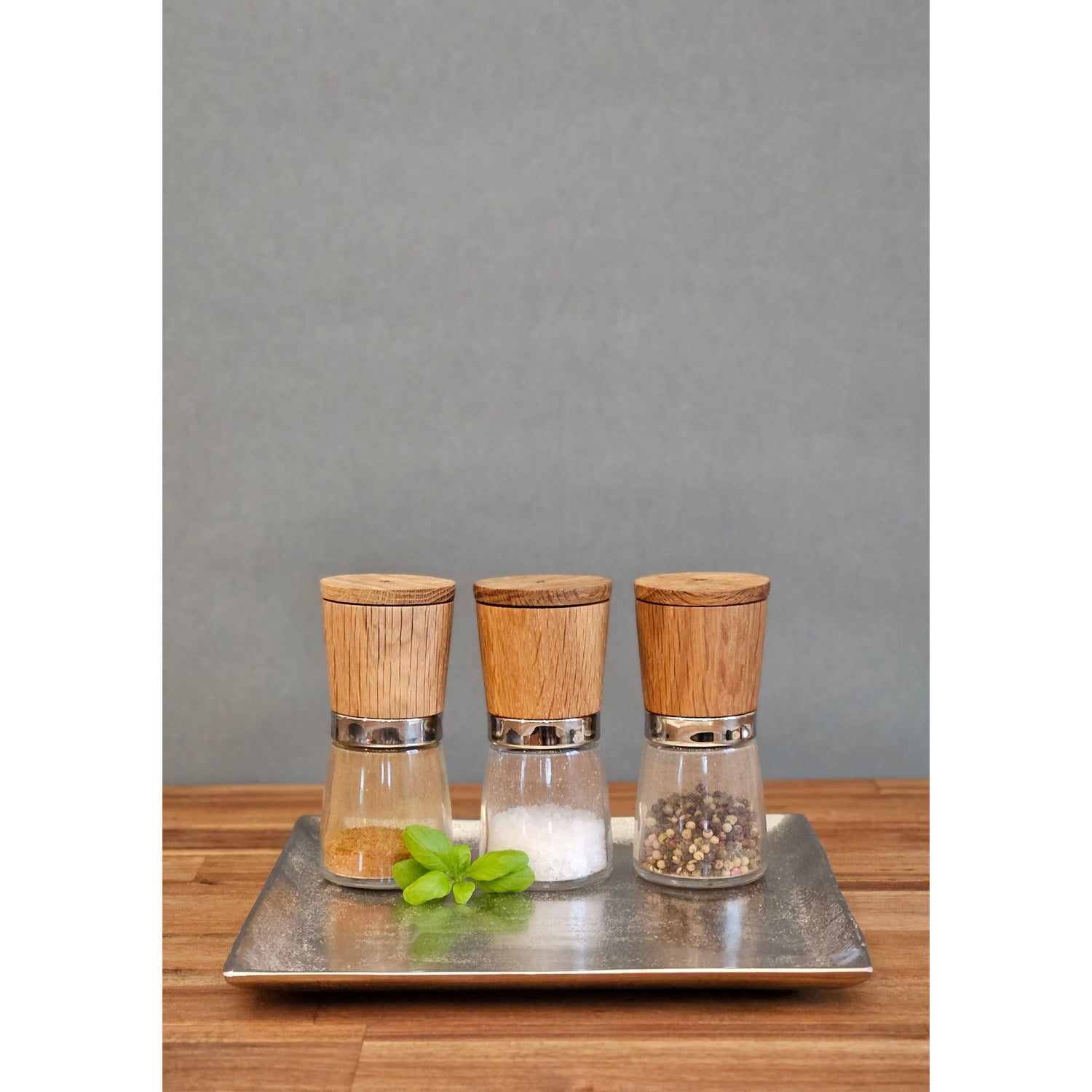 Decorative bowl decorative plate metal candle tray 25x25 cm tray silver square