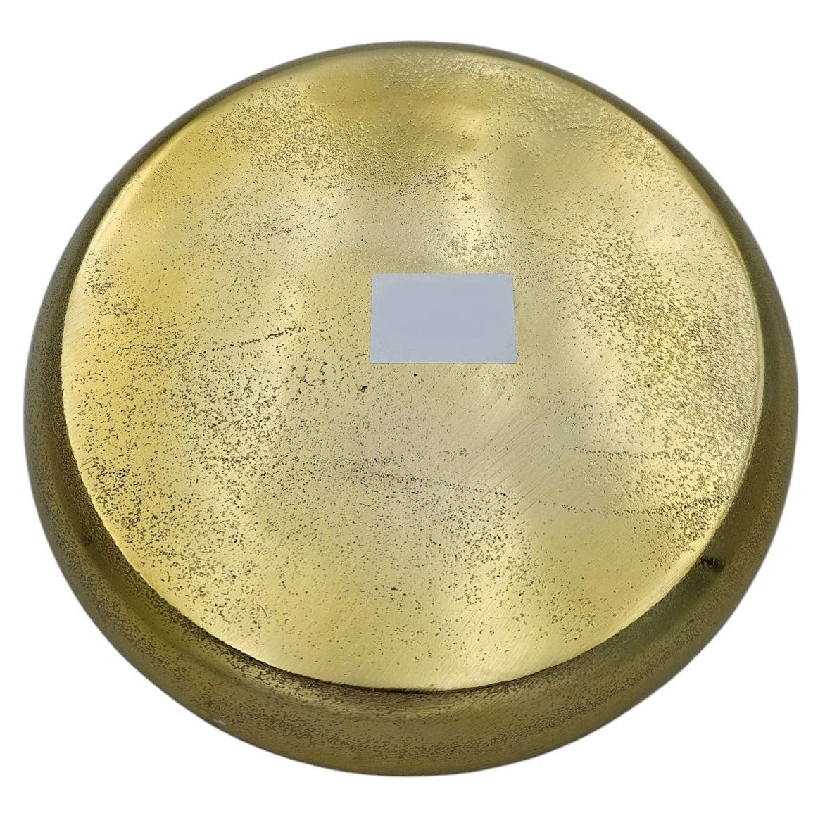 Decorative plate gold metal plate bowl decorative tray candle plate decorative bowl Ø20cm