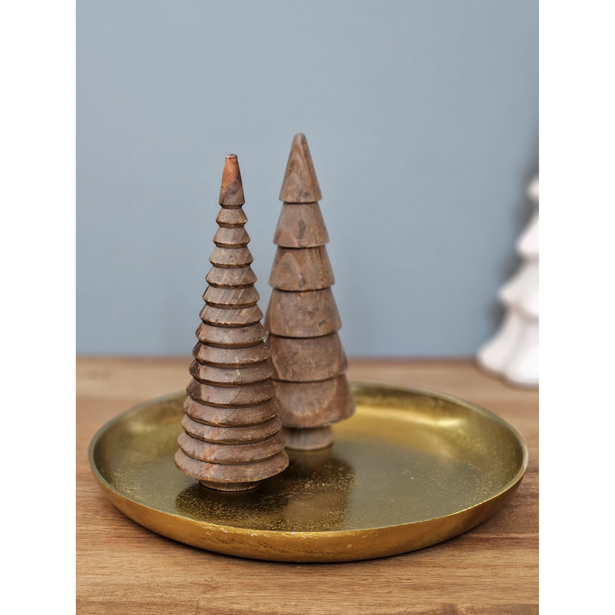 Decorative plate gold metal plate bowl decorative tray candle plate decorative bowl Ø20cm