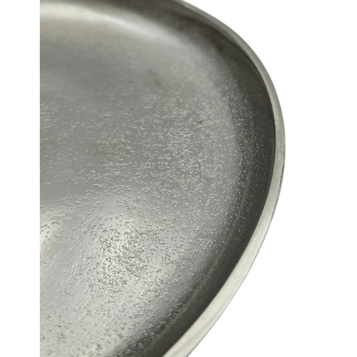 Decorative plate silver metal plate bowl decorative tray candle plate decorative bowl Ø20cm