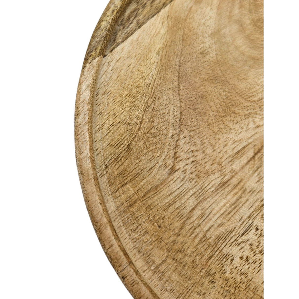 Decorative plate mango wood decorative board coaster jewelry plate tray Ø 25 cm