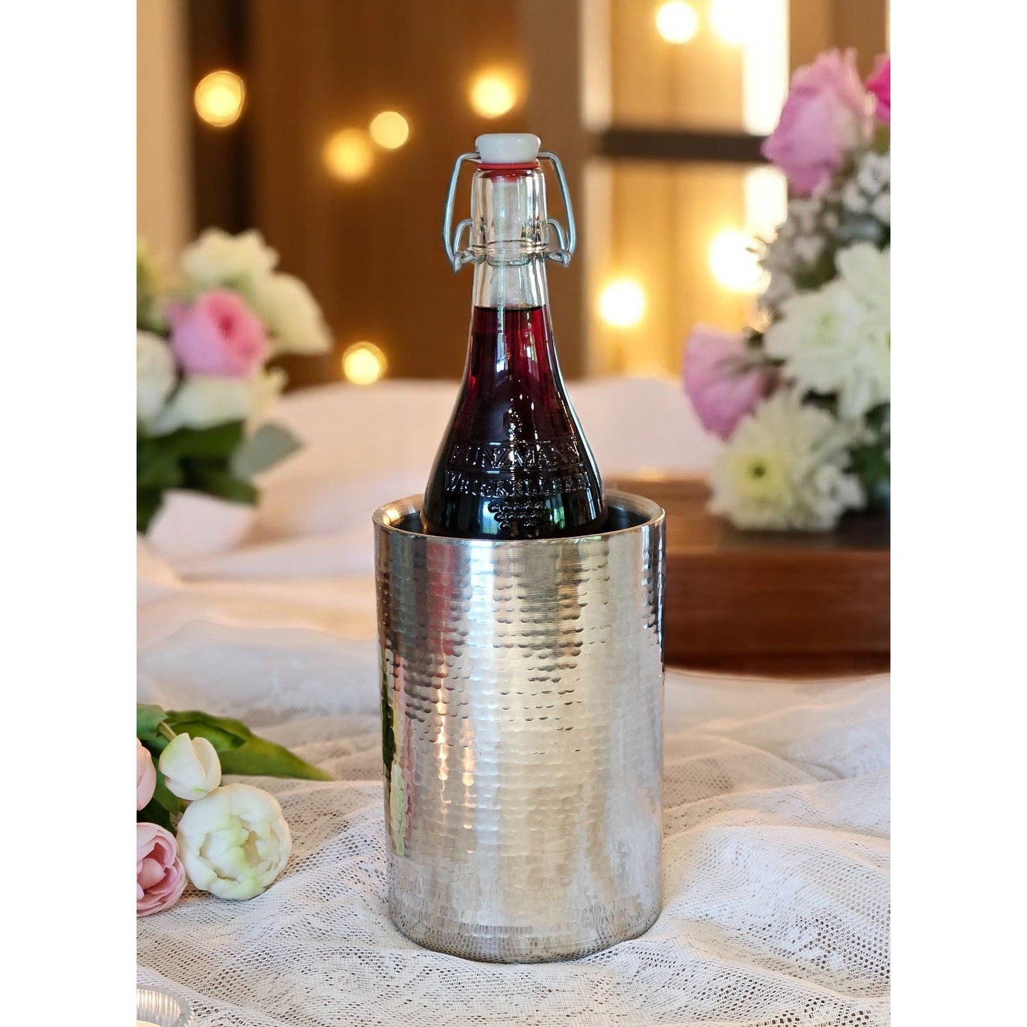 Wine cooler bottle cooler champagne cooler stainless steel double-walled beverage cooler