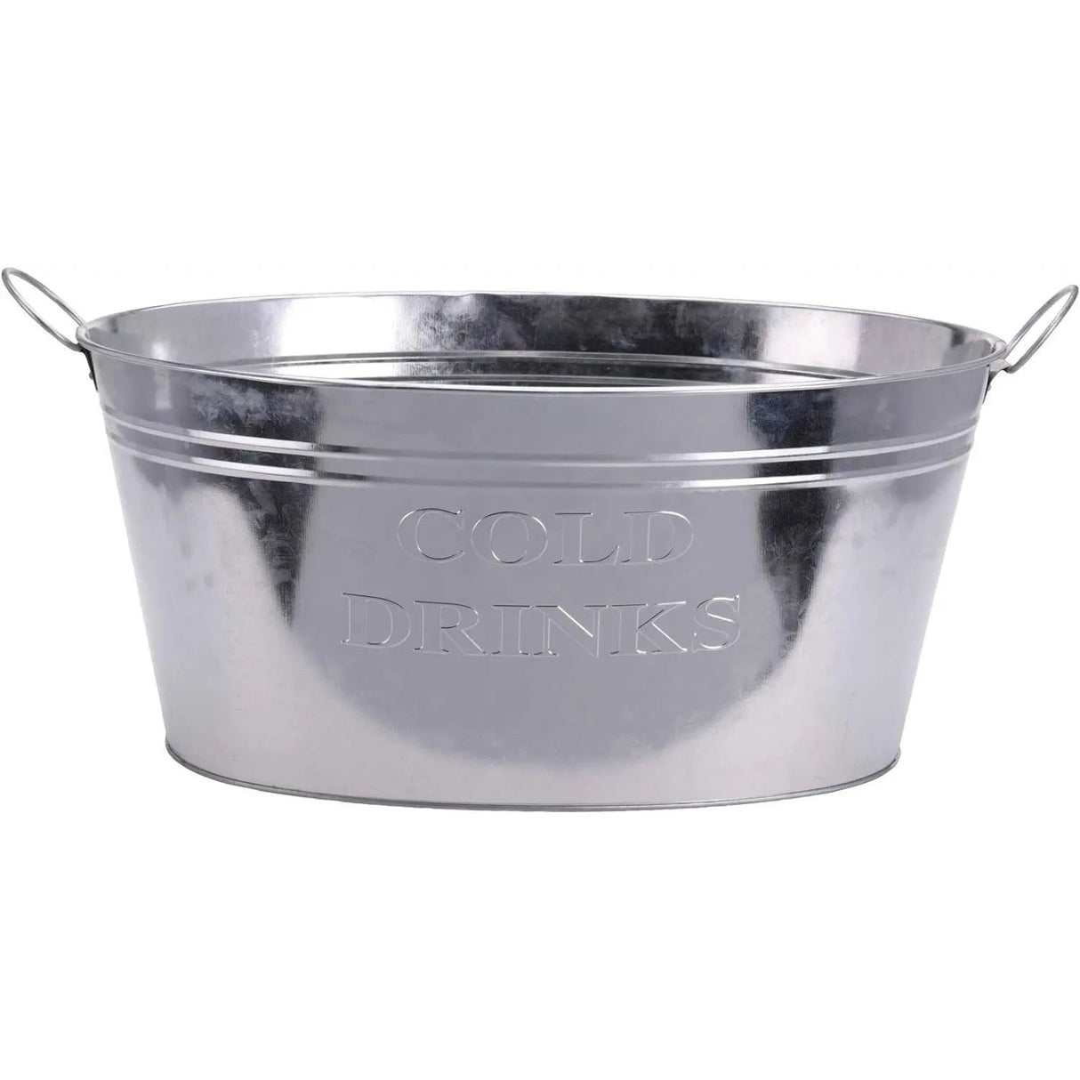 Drinks cooler zinc tub oval 24 liter ice bucket champagne cooler ice bucket 50x23 cm