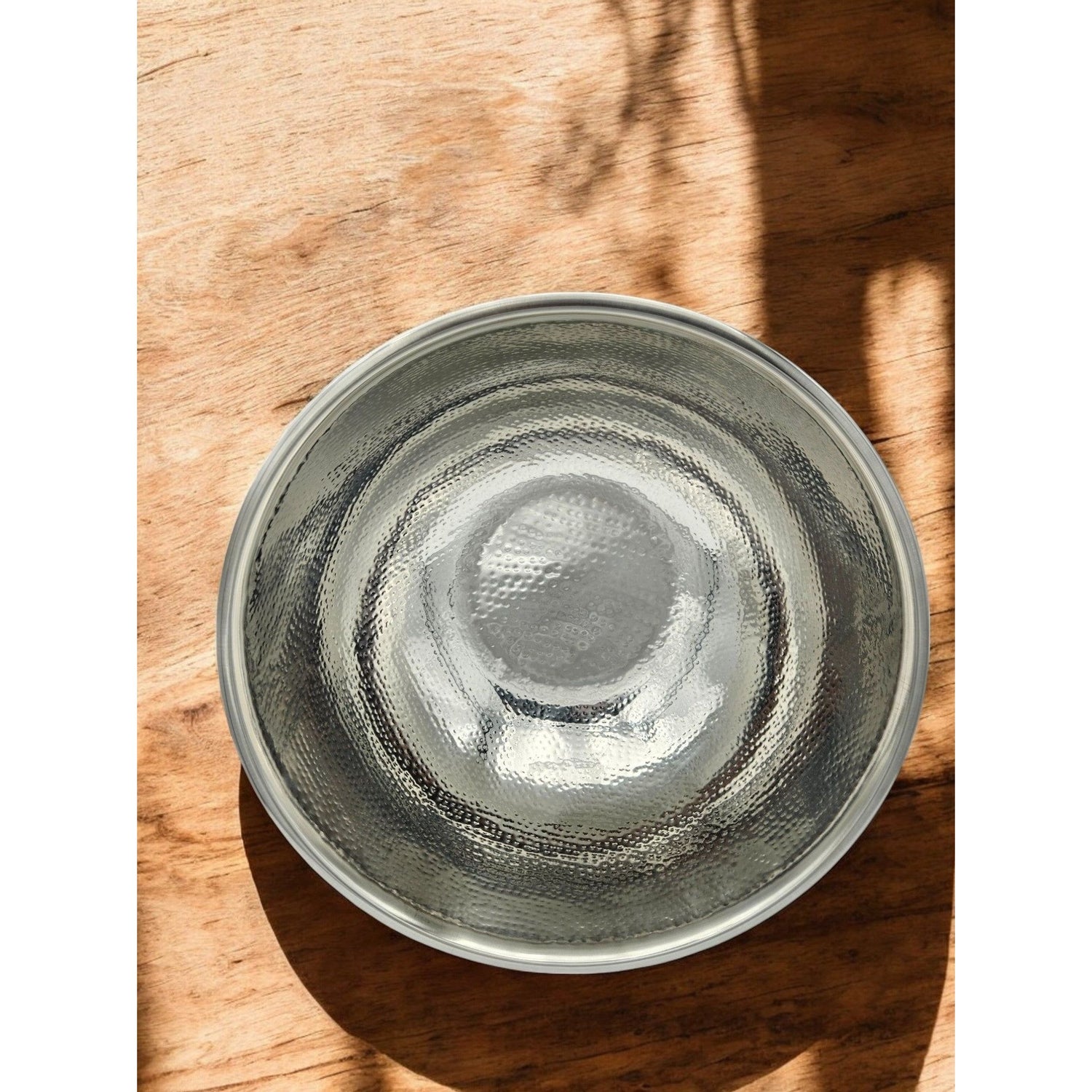 Bottle cooler bowl round stainless steel champagne bowl hammered sparkling wine cooler