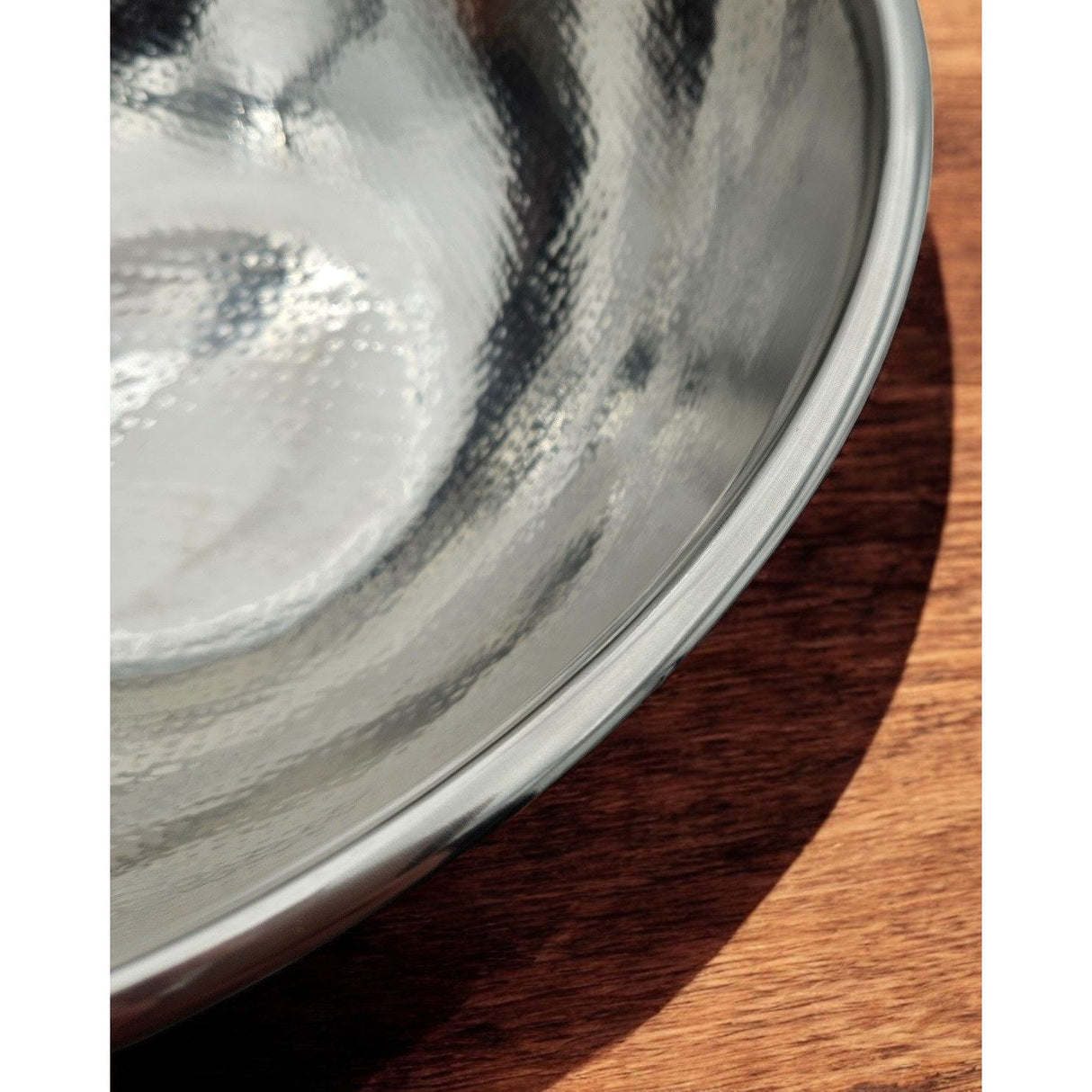 Bottle cooler bowl round stainless steel champagne bowl hammered sparkling wine cooler