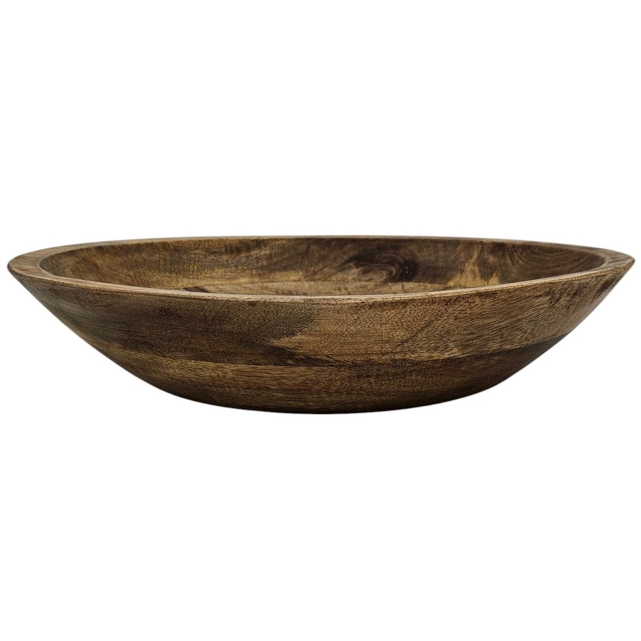 Wooden bowl Mango wood bowl Decorative bowl Bread bowl Mango wood Ø 38 cm