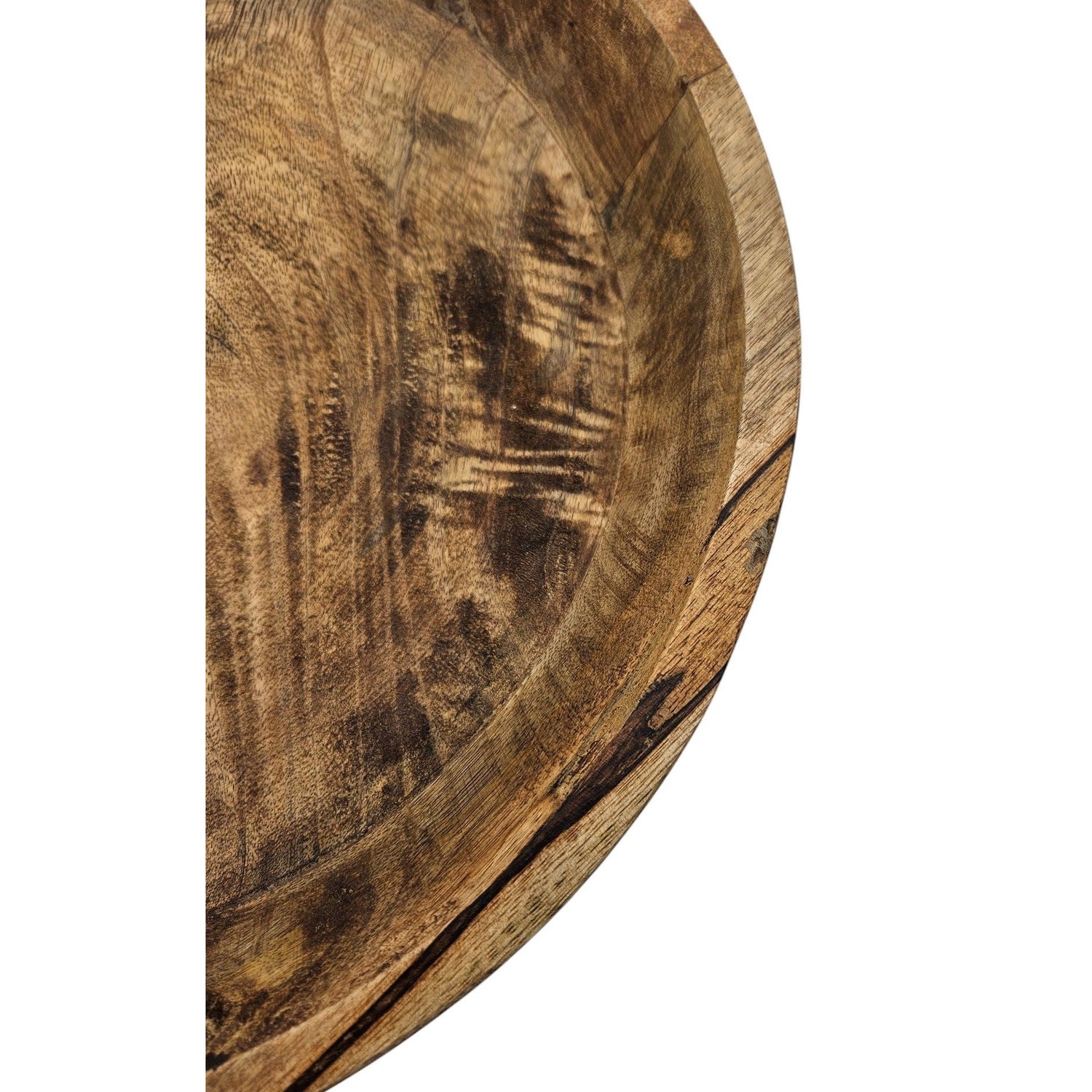 Wooden bowl Mango wood bowl Decorative bowl Bread bowl Mango wood Ø 38 cm