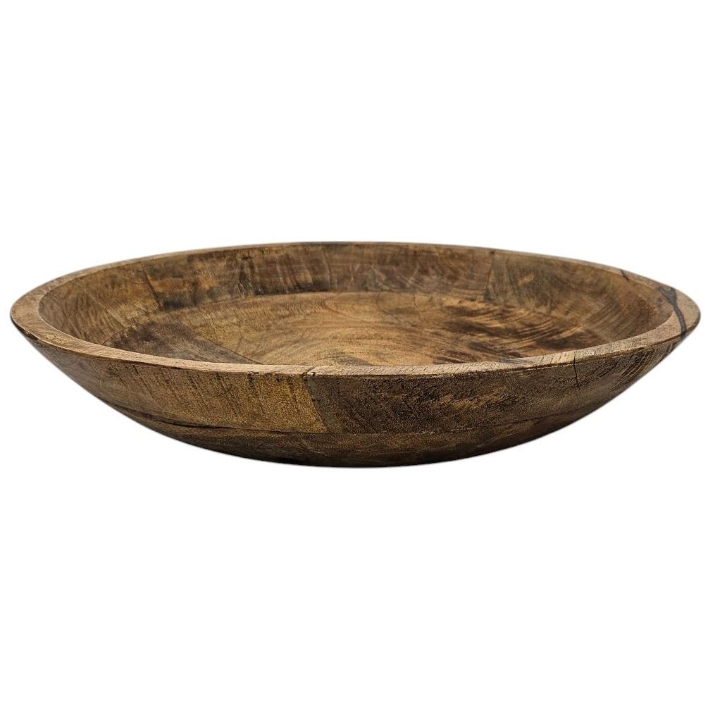 Wooden bowl Mango wood bowl Decorative bowl Bread bowl Mango wood Ø 38 cm