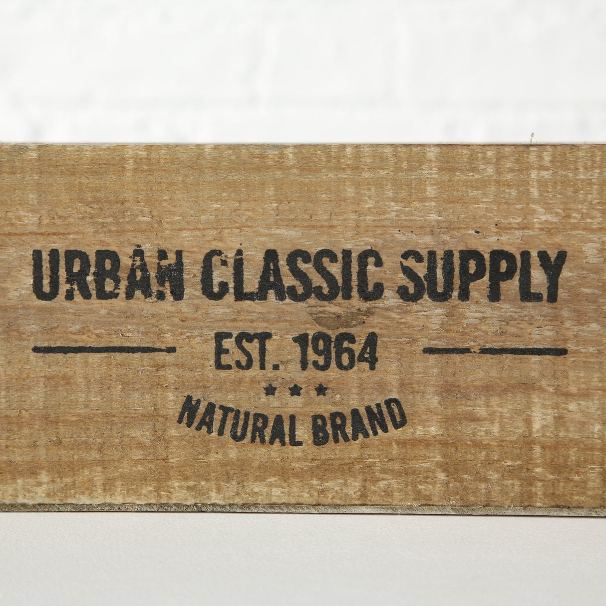 Wooden box brown decorative box shabby box fruit box wooden decoration country house with handles