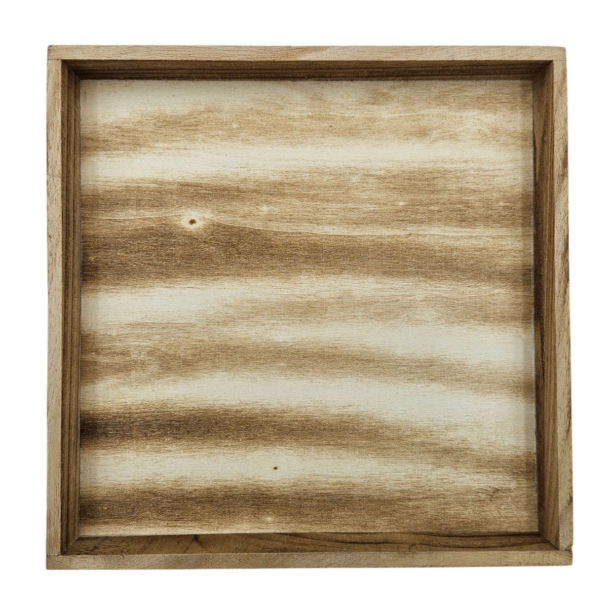 Tray wooden tray 26x26 brown natural decorative tray rectangular candle tray