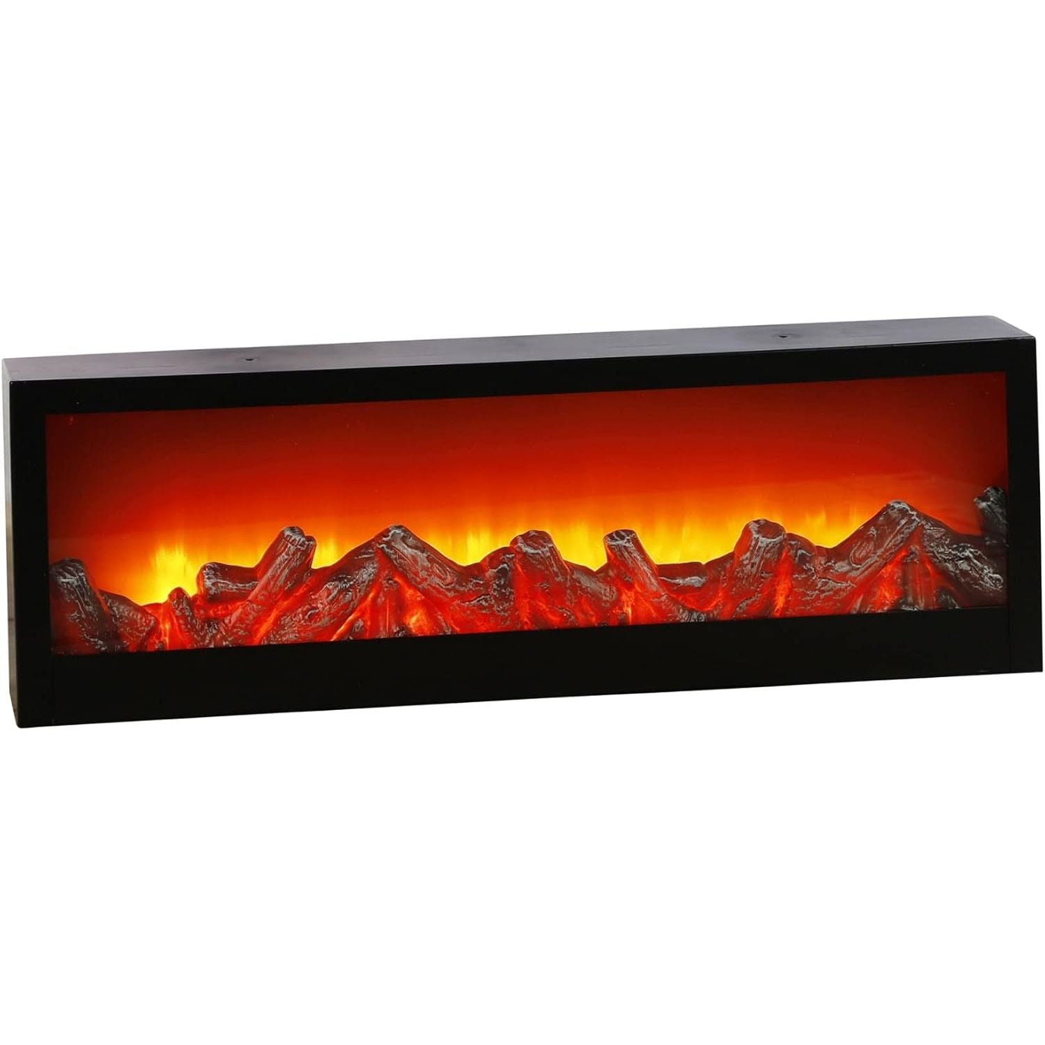 Decorative fireplace LED fireplace fire electric fireplace 60x20 cm
