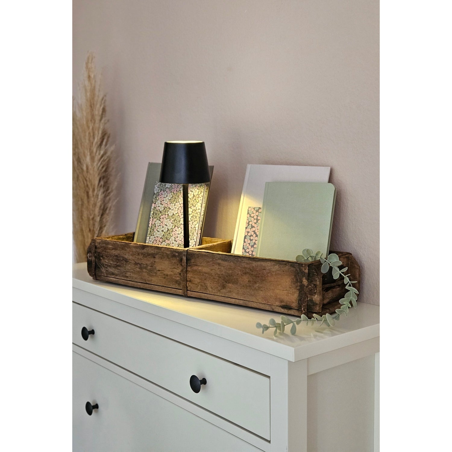 Wooden box brick shape brick shape box recycled wood box 60 cm