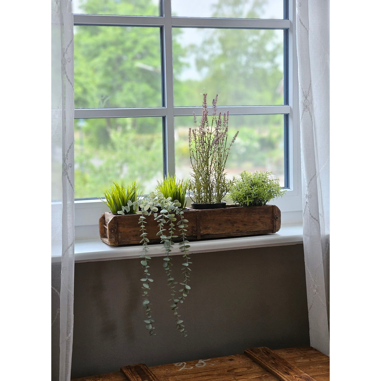 Wooden box brick shape brick shape box recycled wood box 60 cm