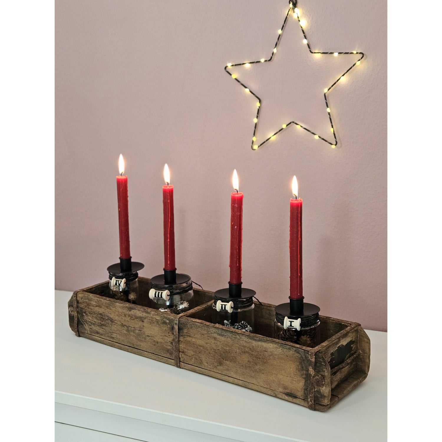 Wooden box brick shape brick shape box recycled wood box 60 cm