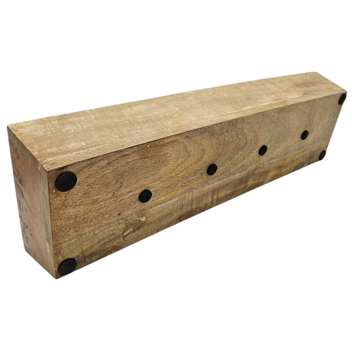 Candle holder candlestick tray wood mango wood Advent decoration for 4 candles 53 cm