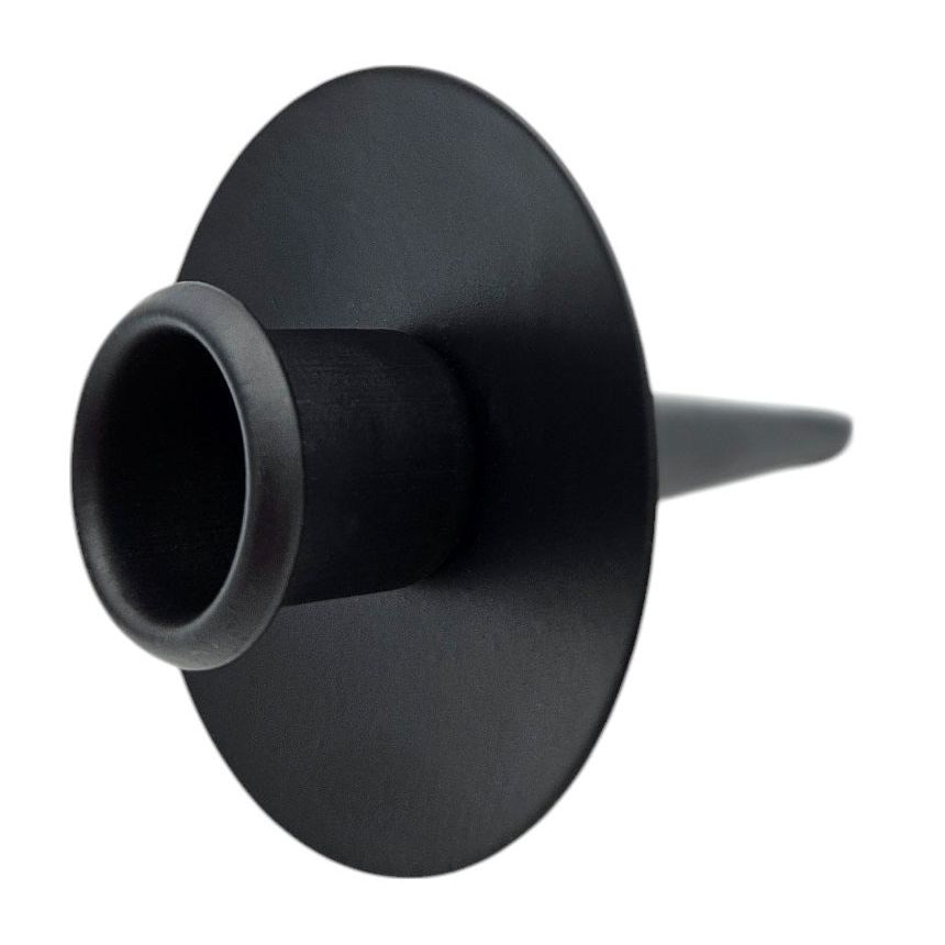 Candle holder for bottles metal black candle holder spout for wreath