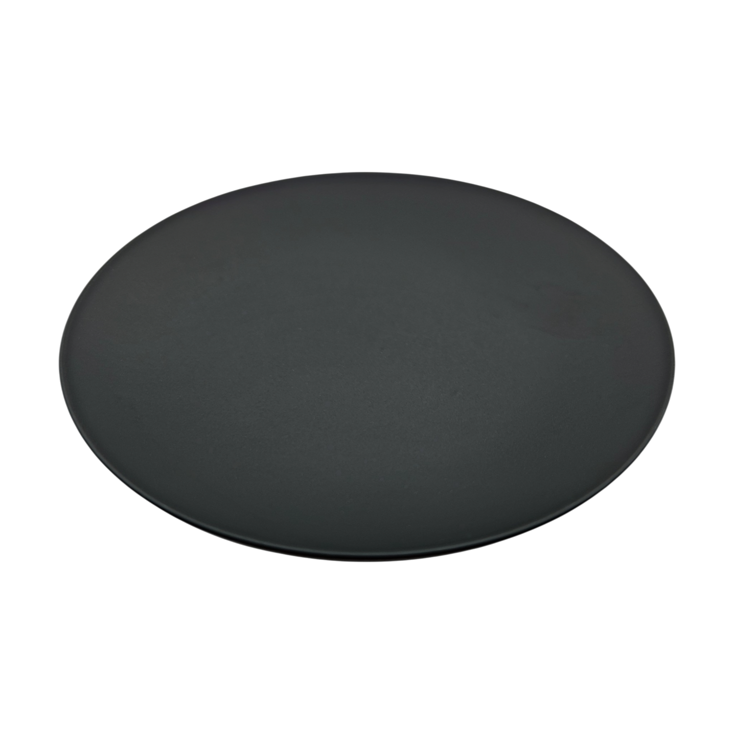 Kerzenhalter schwarz 4 Stück Stumpenkerzen Teller Kerzenteller Weihnachten 8,5 cm