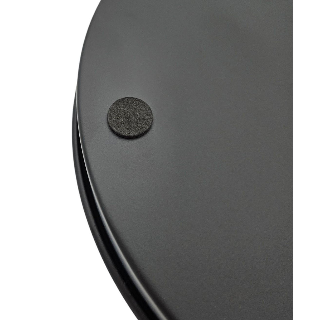 Candle plate candle tray magnetic candle holder tray black metal 25 cm