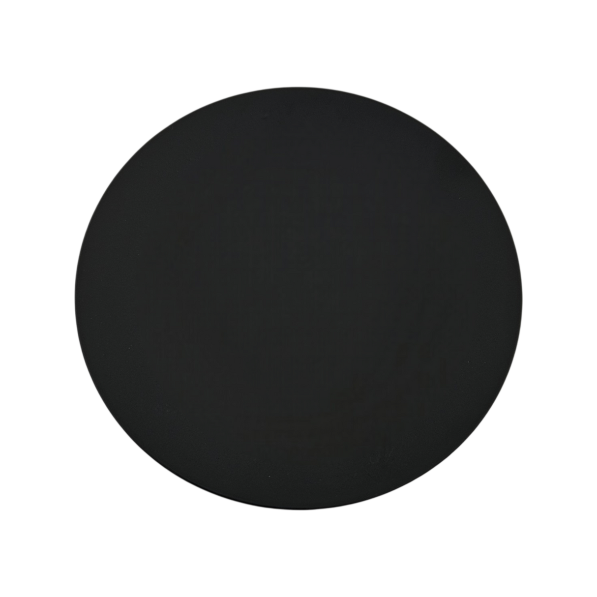 Kerzenhalter schwarz 4 Stück Stumpenkerzen Teller Kerzenteller Weihnachten 12 cm