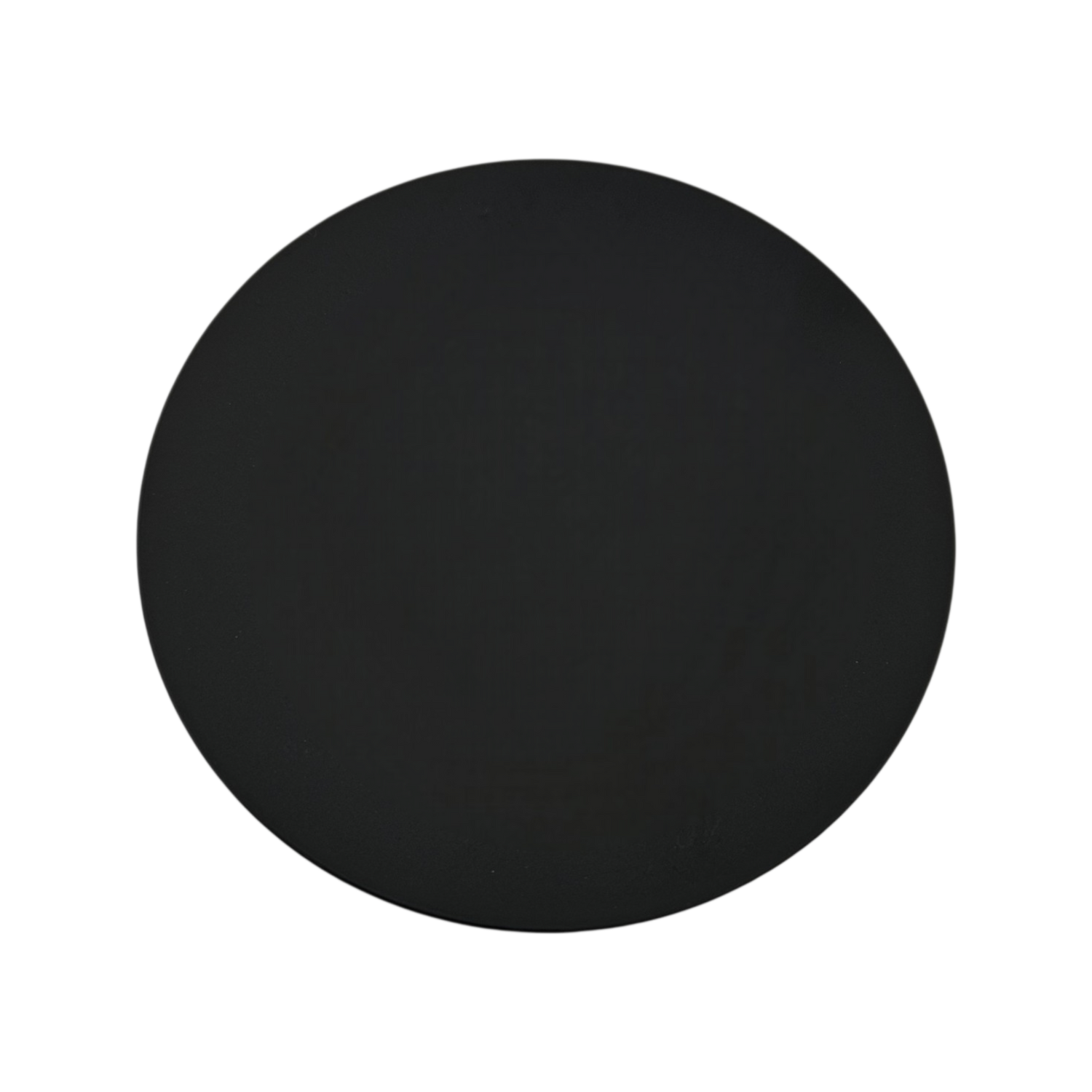 Kerzenhalter schwarz 4 Stück Stumpenkerzen Teller Kerzenteller Weihnachten 12 cm