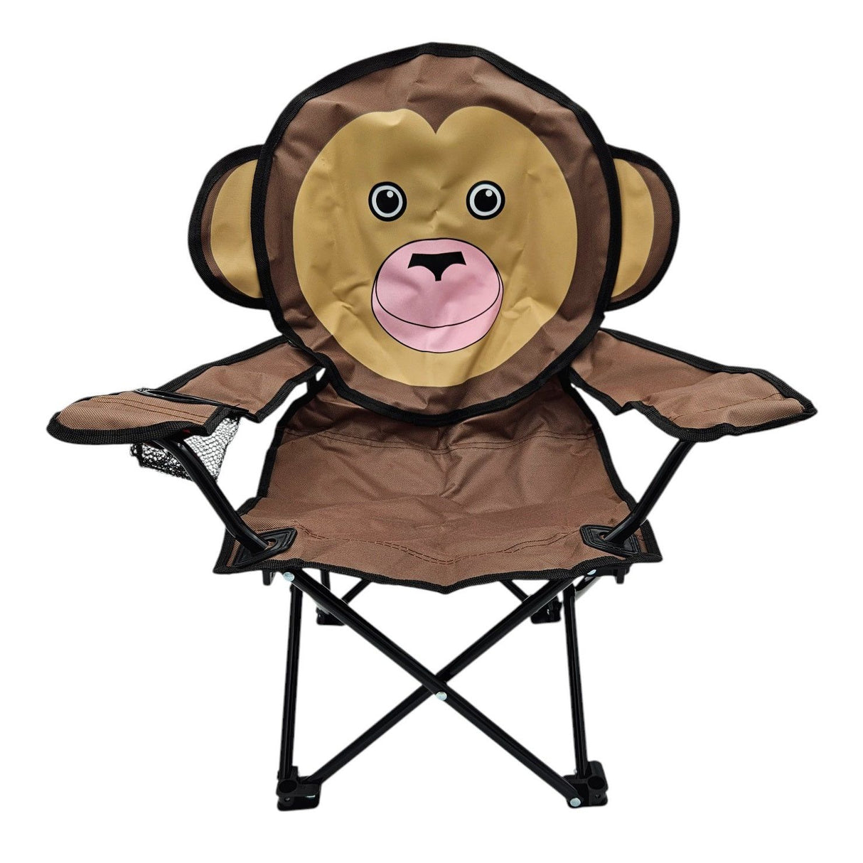 Children's chair camping chair fishing chair foldable monkey bold elephant cat cup holder