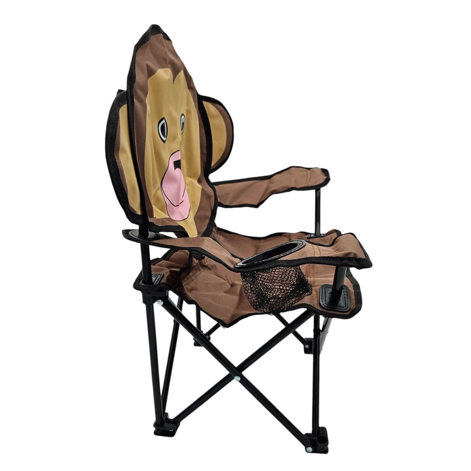 Children's chair camping chair fishing chair foldable monkey bold elephant cat cup holder