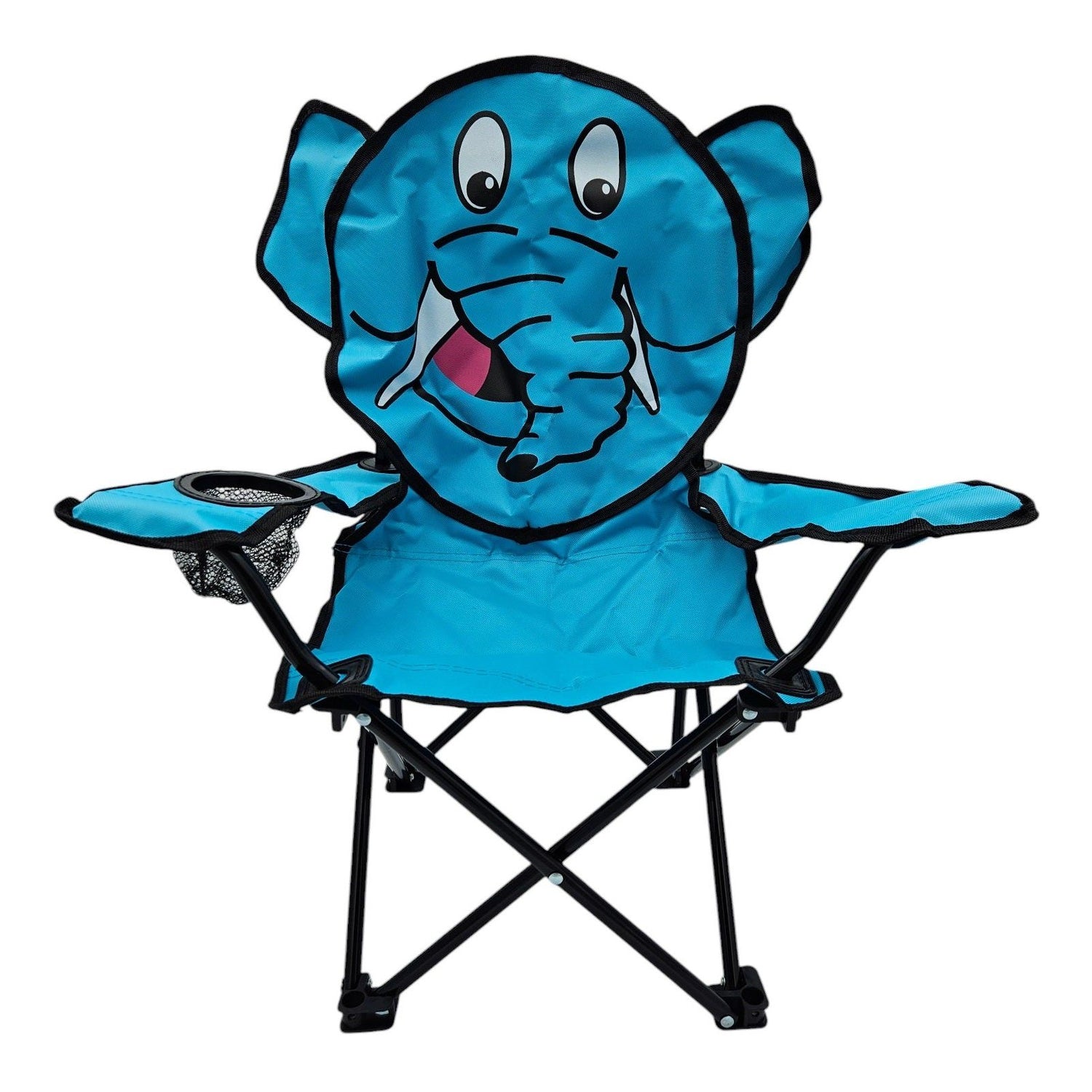 Children's chair camping chair fishing chair foldable monkey bold elephant cat cup holder