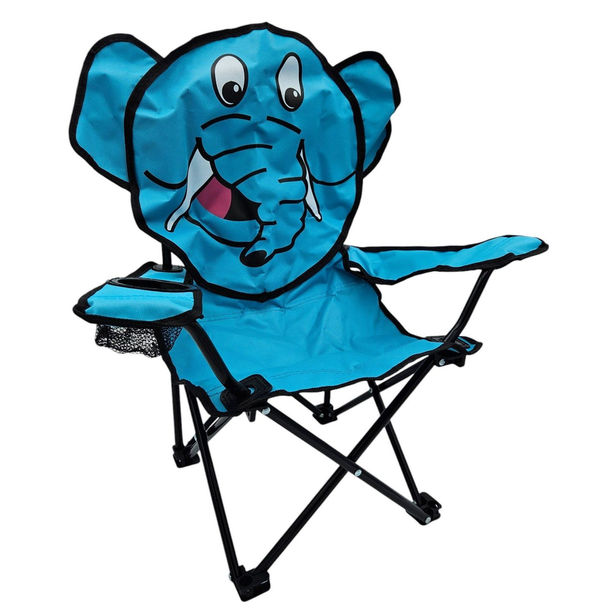 Children's chair camping chair fishing chair foldable monkey bold elephant cat cup holder