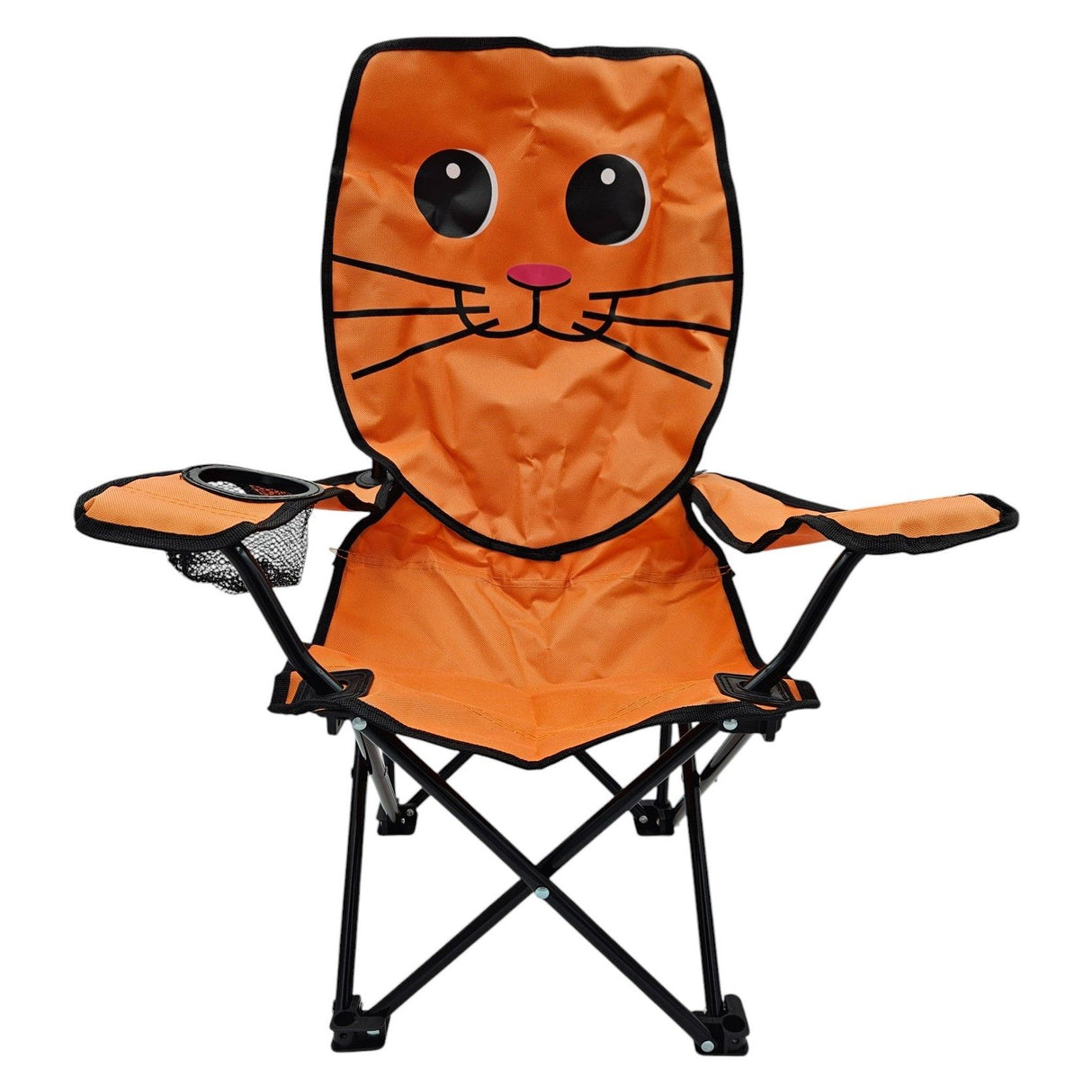 Children's chair camping chair fishing chair foldable monkey bold elephant cat cup holder