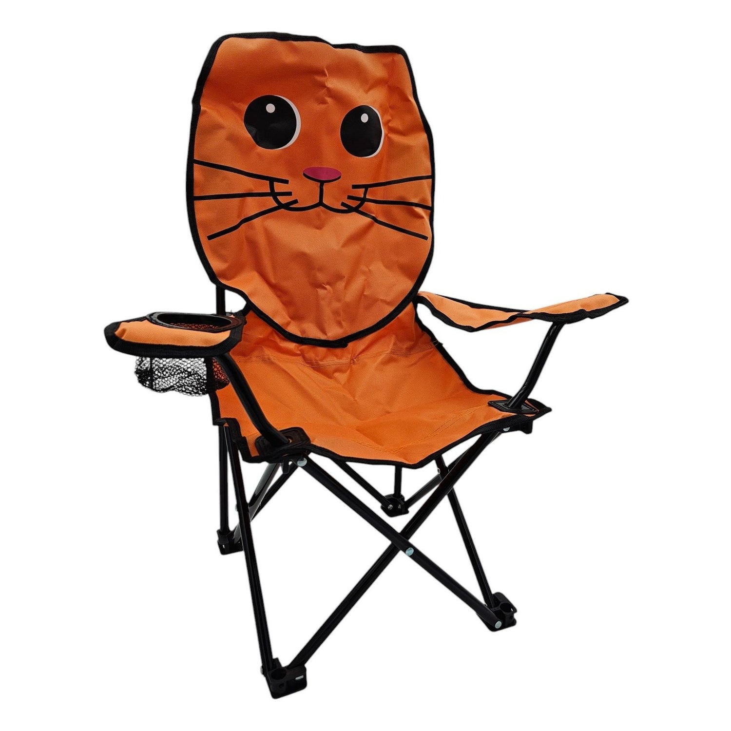 Children's chair camping chair fishing chair foldable monkey bold elephant cat cup holder