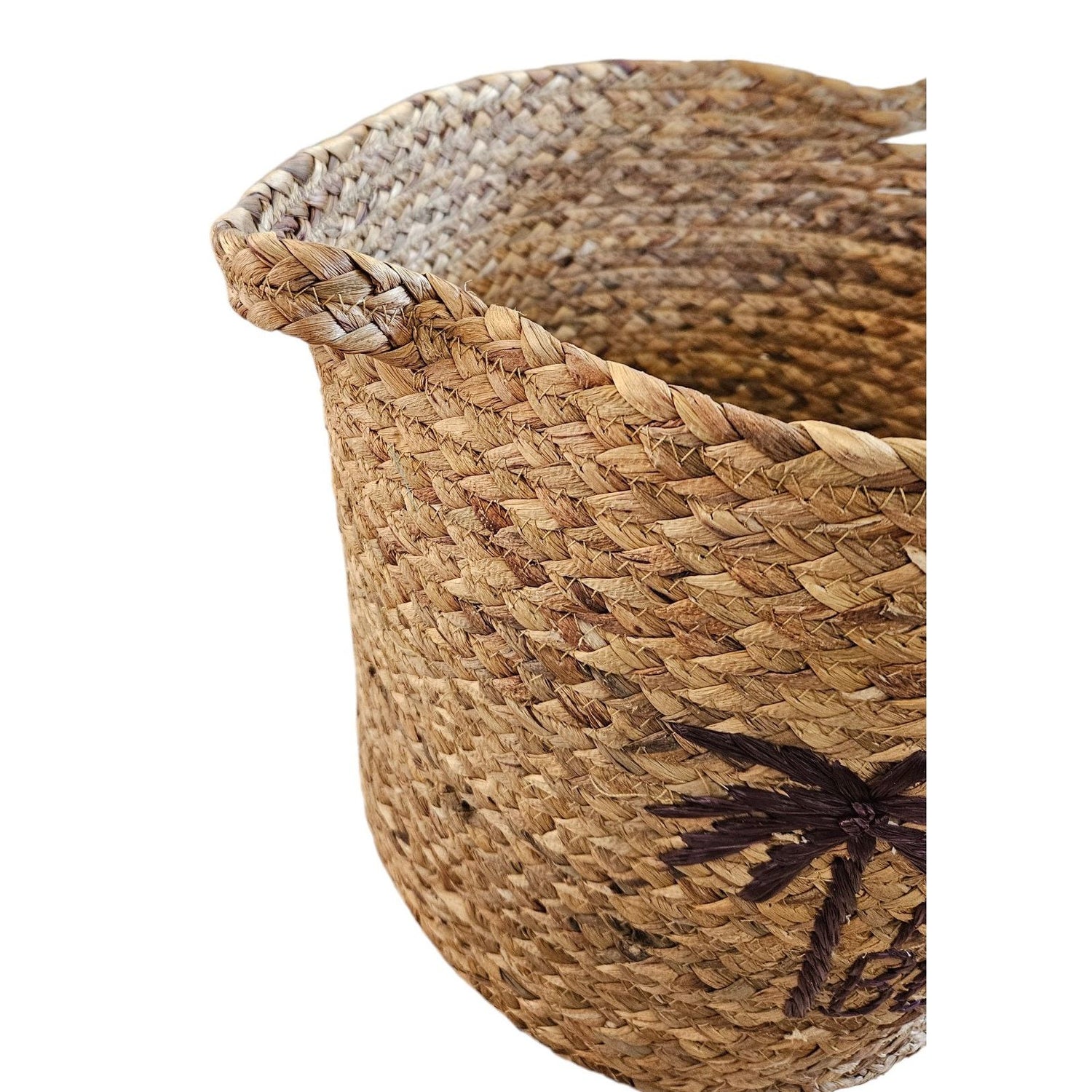 Basket baskets storage basket water hyacinth laundry basket round palm trees 3 sizes