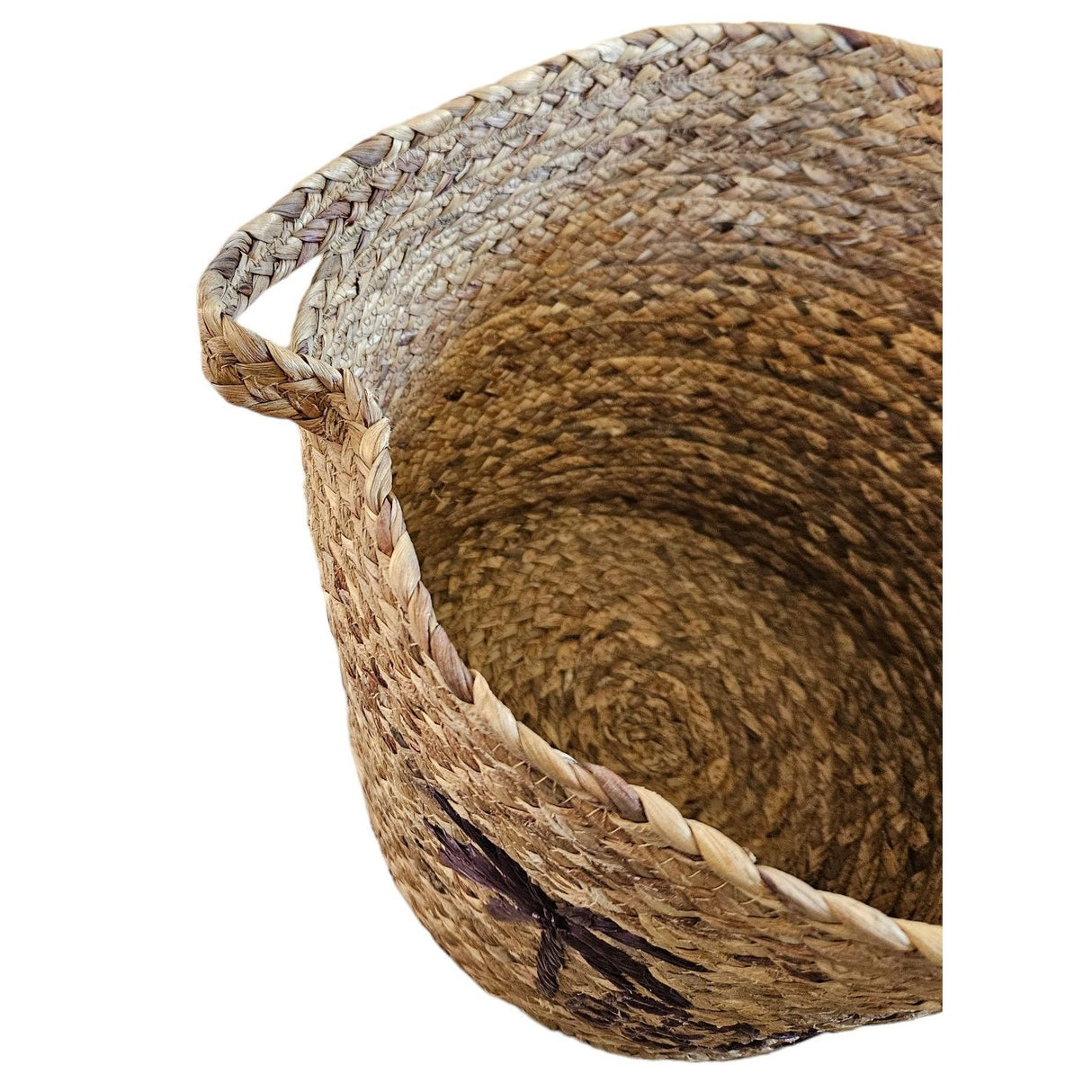 Basket baskets storage basket water hyacinth laundry basket round palm trees 3 sizes