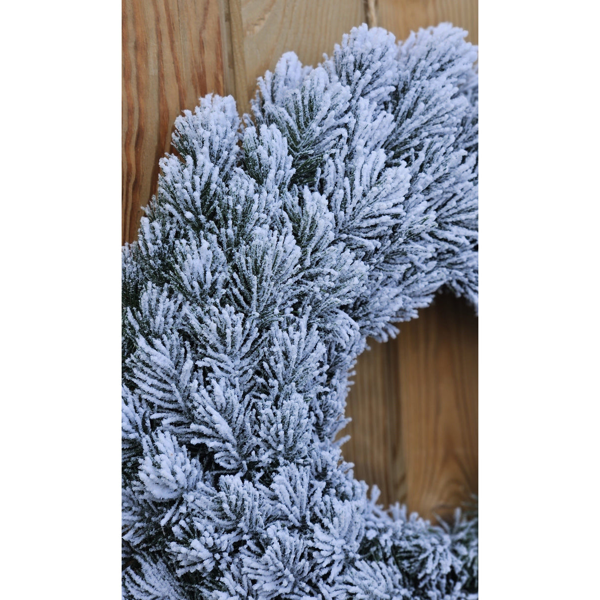 Advent wreath fir wreath Christmas wreath artificial decorative wreath green white Ø 40cm