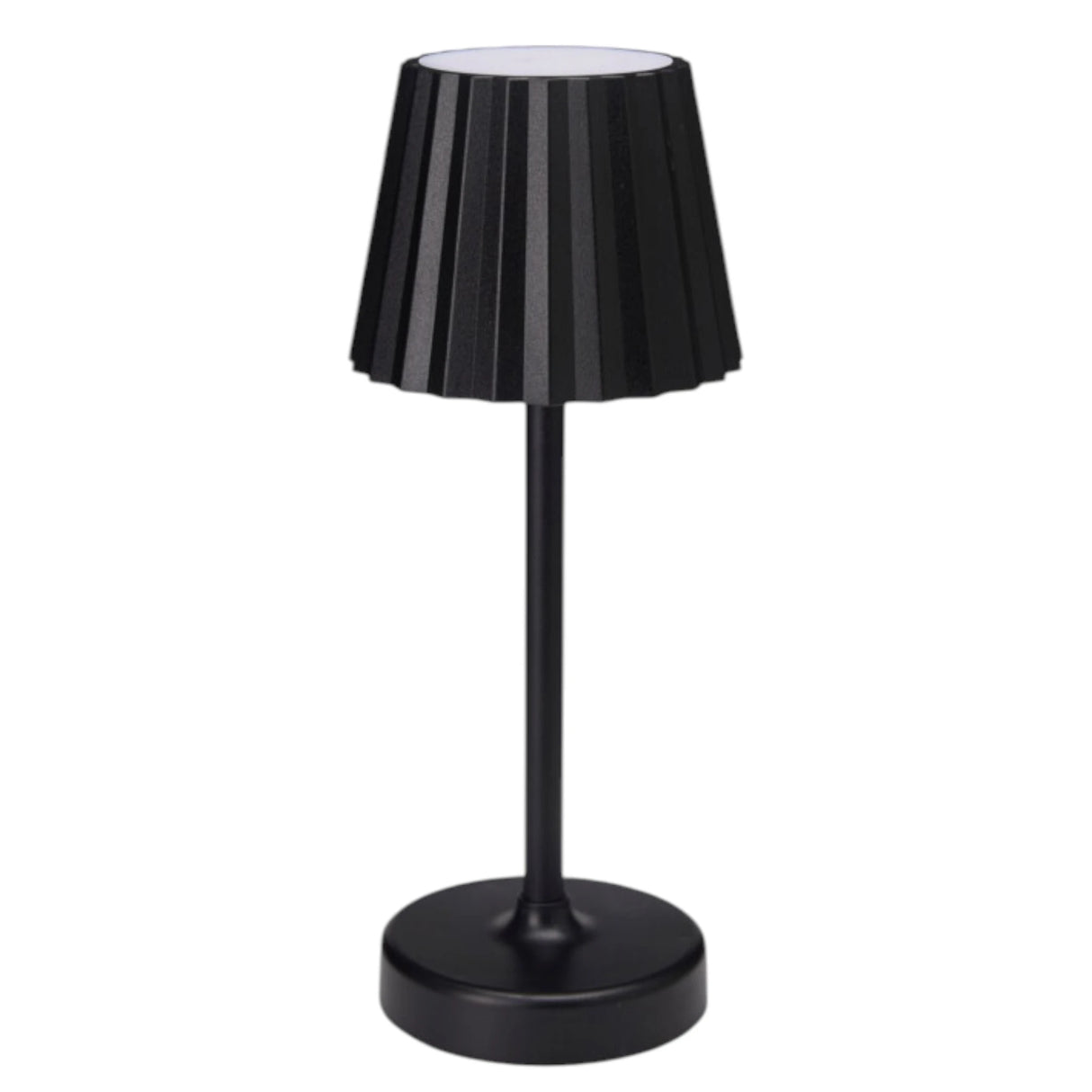 Tischleuchte Lampe Leuchte LED weiß schwarz Batterie Leselampe Nachttischlampe