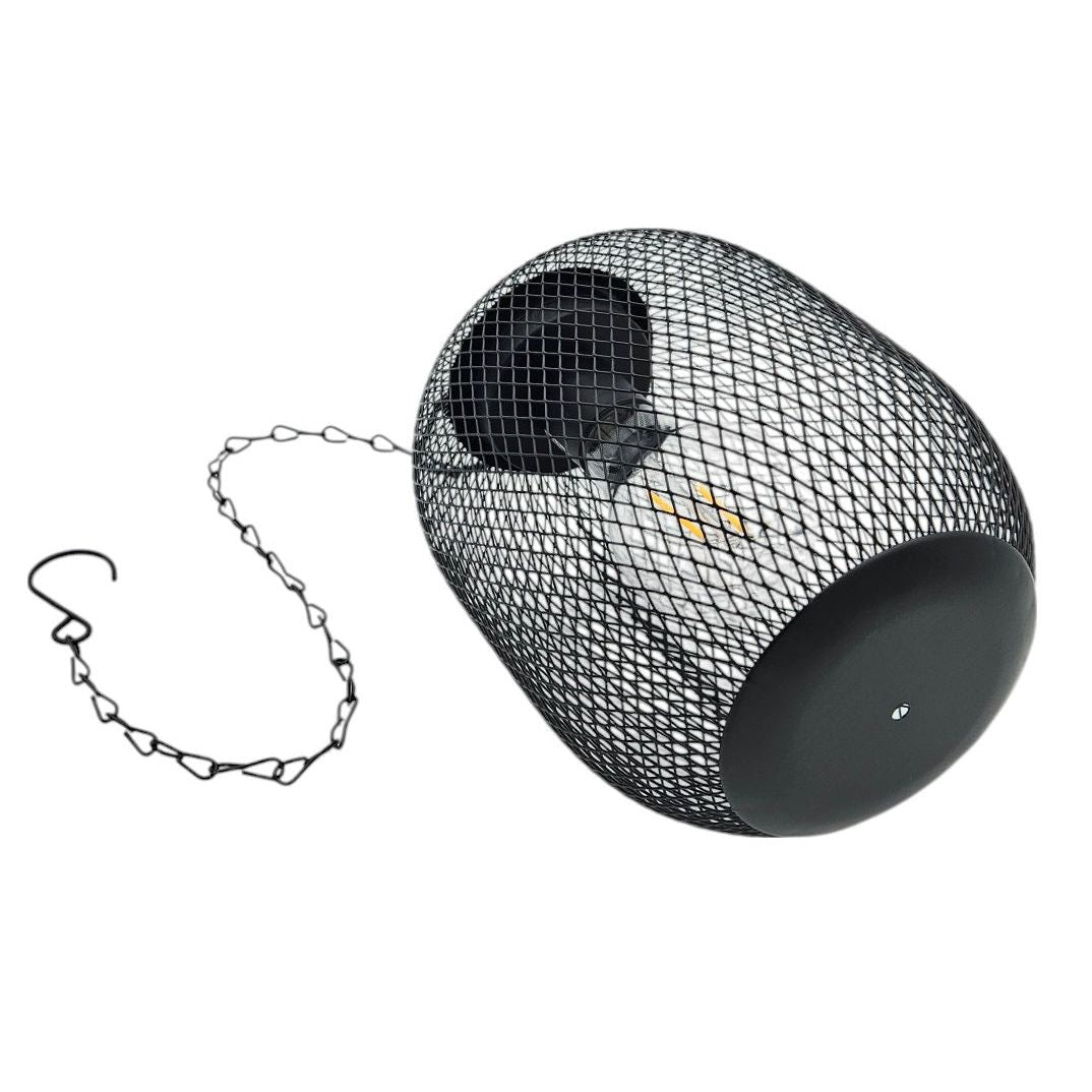 Solar light metal garden light garden lighting warm white black LED light