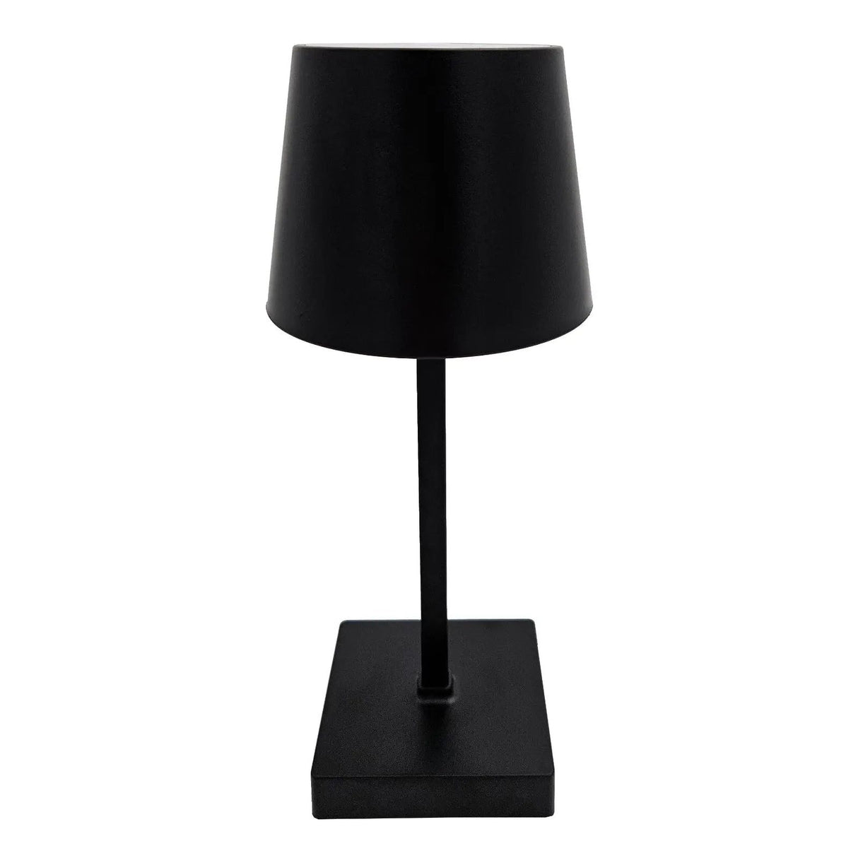 Tischleuchte Touch dimmbar LED Lampe schwarz kabellos Höhe 26 cm