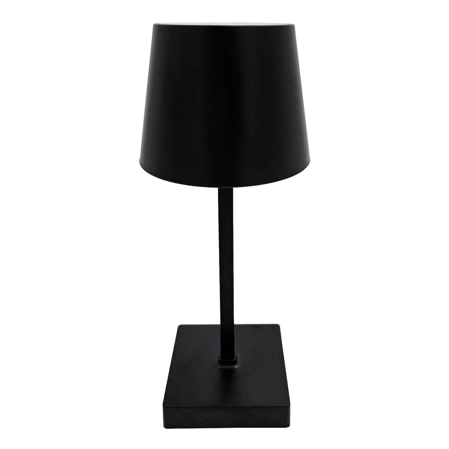 Tischleuchte Touch dimmbar LED Lampe schwarz kabellos Höhe 26 cm
