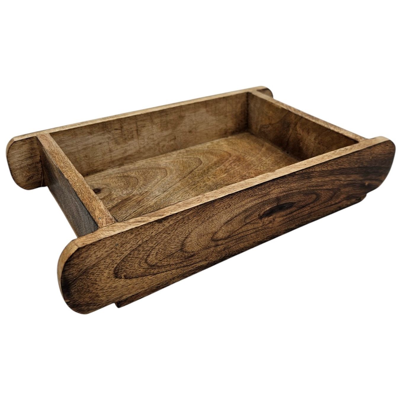 Wooden box brick shape mango wood brick strip shape box country house wooden box small 26x16cm