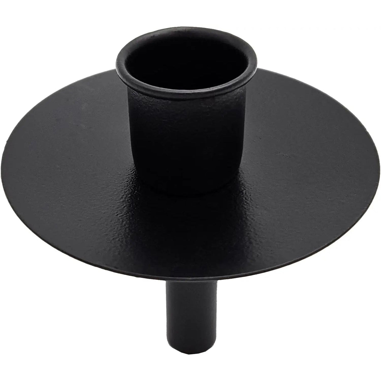 4 PIECES candle holders for bottles metal black candle bottle stick candle holder