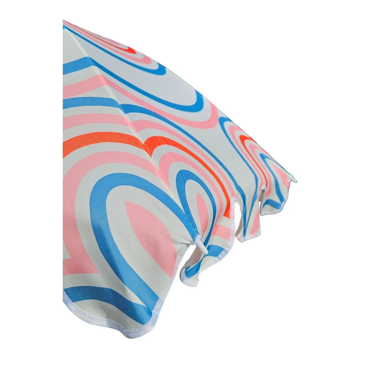 Parasol beach umbrella UV 30+ balcony umbrella green blue circles stripes