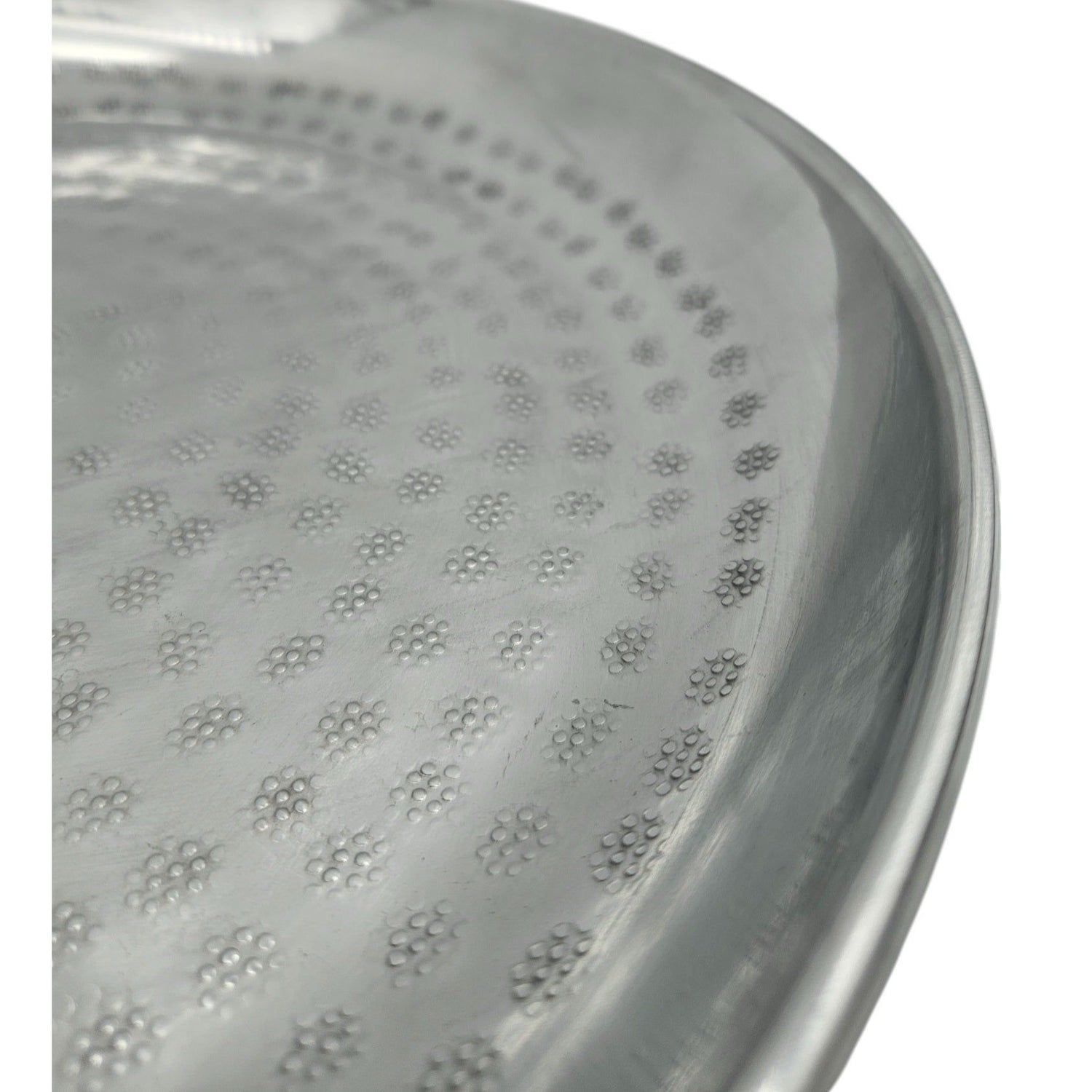 Decorative plate decorative bowl silver metal bowl hammered unique candle tray candle bowl