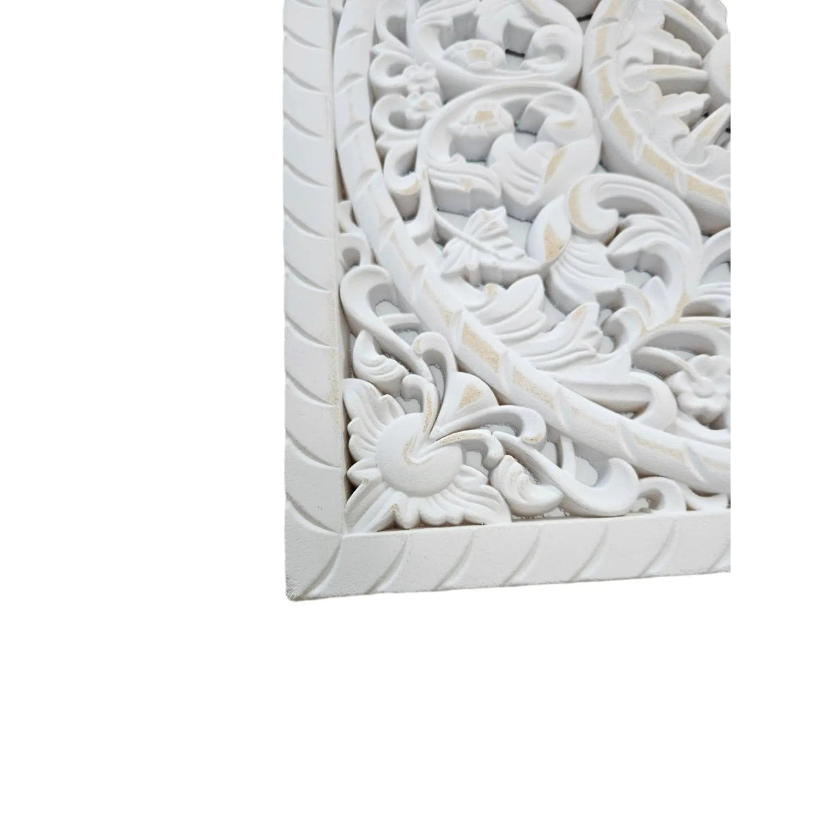 Wall ornament wood white 40 x 40 cm shabby country house ornament wooden ornament wooden picture