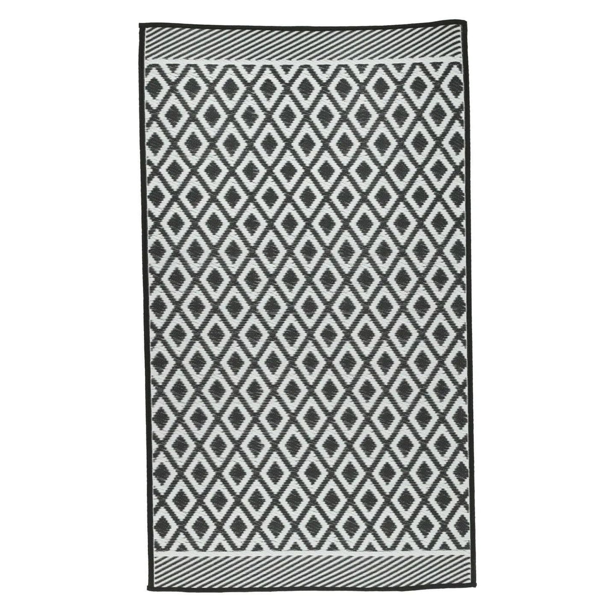 Outdoor carpet balcony carpet outside balcony terrace 150x90 cm black