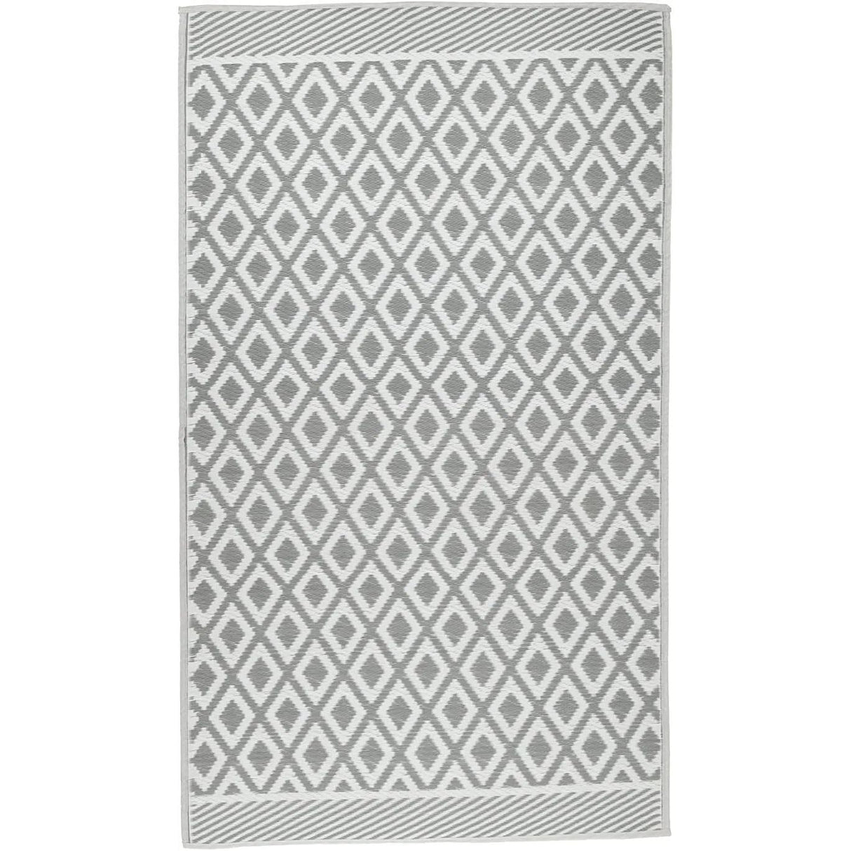 Outdoor carpet balcony carpet outside balcony terrace 150x90 cm black gray beige (gray)