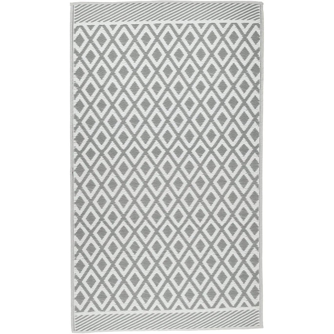 Outdoor carpet balcony carpet outside balcony terrace 150x90 cm black gray beige (gray)