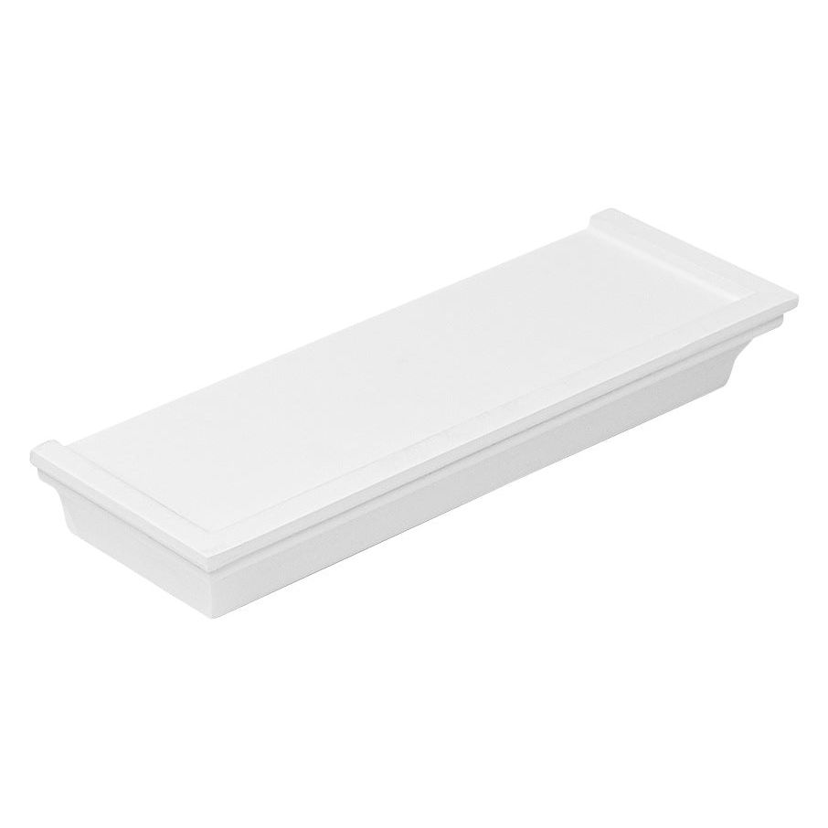 Wall shelf white country house bookcase 15-61 cm wall board hanging shelf floating shelf