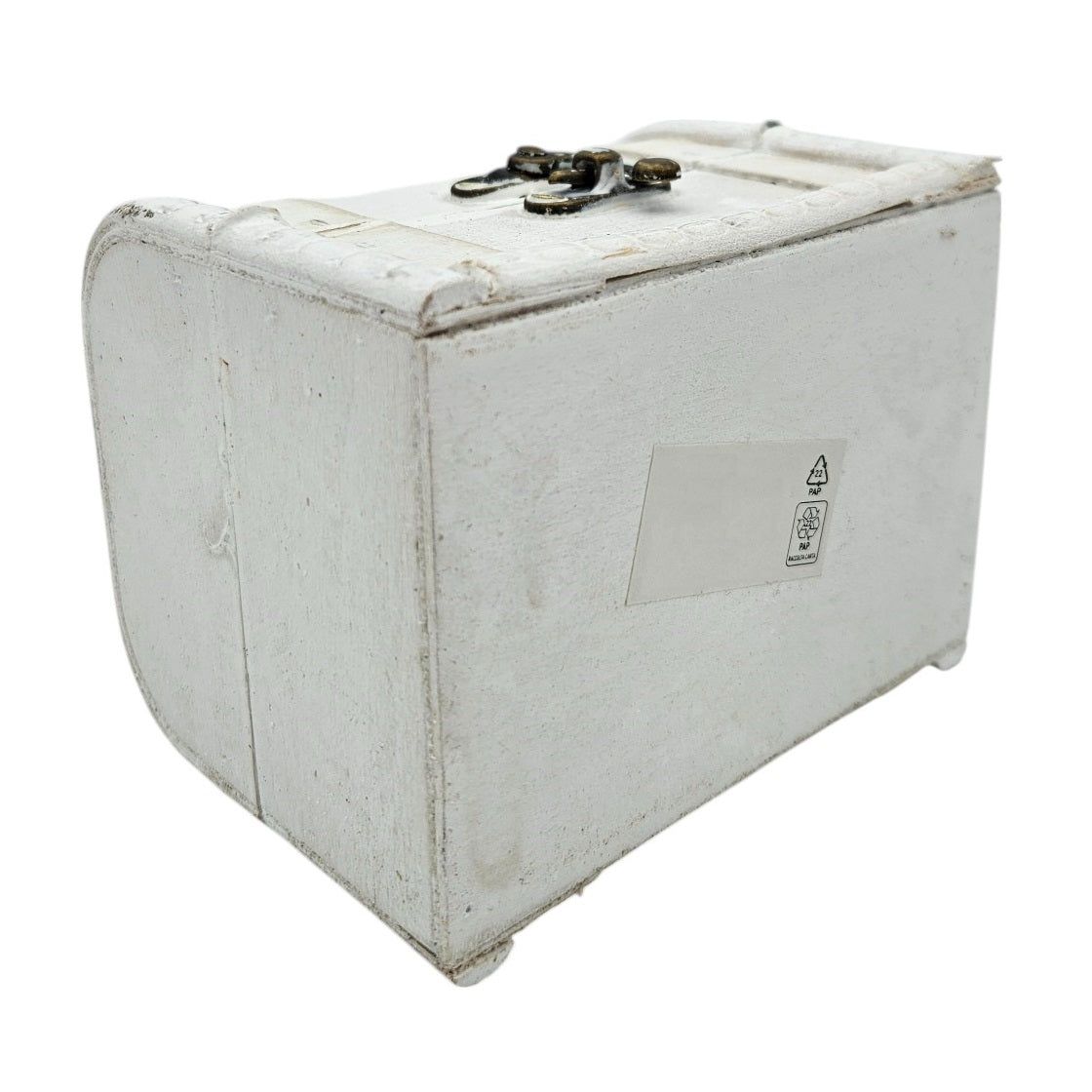 Treasure chest wooden box with lid box white brown small treasure chest set of 3