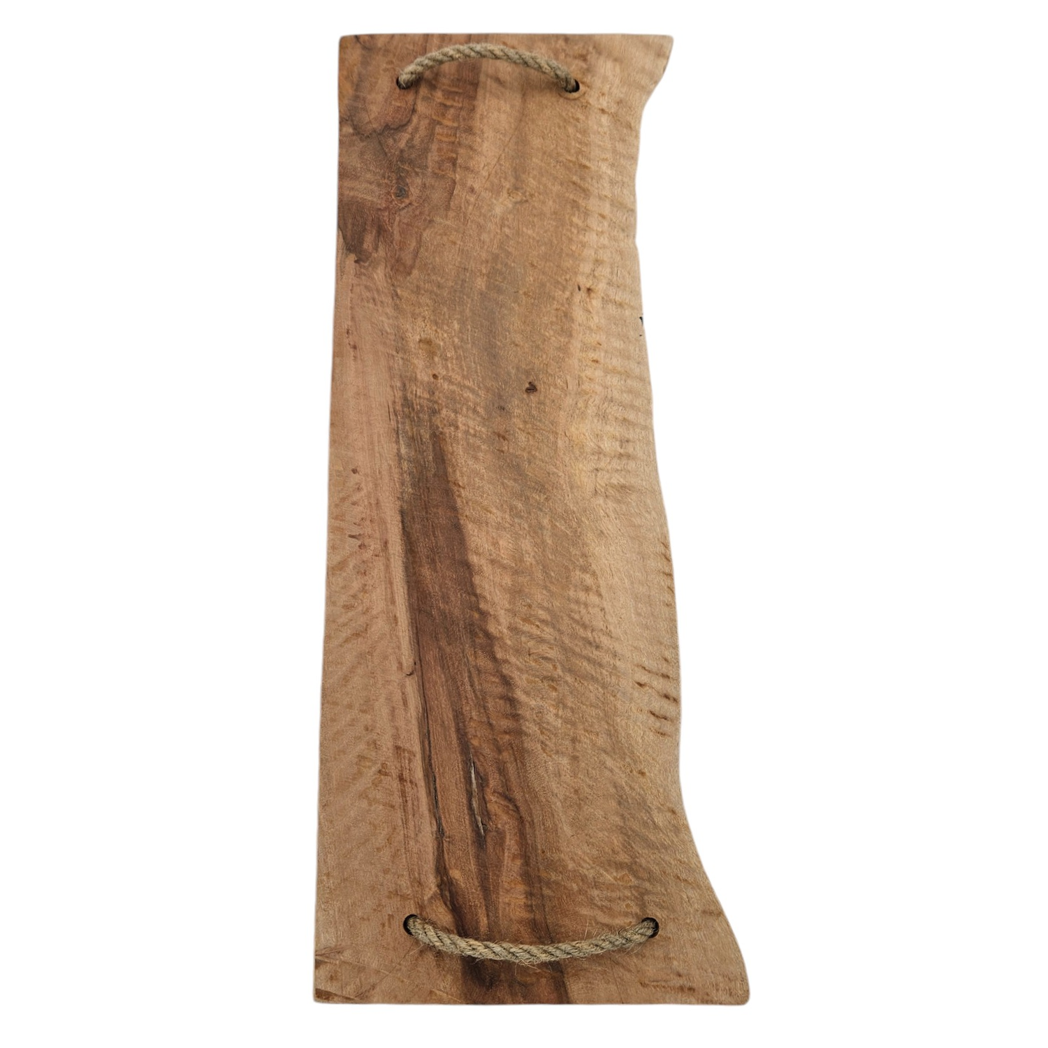 Serving tray wooden serving board sideboard plate tray brown 50 cm long