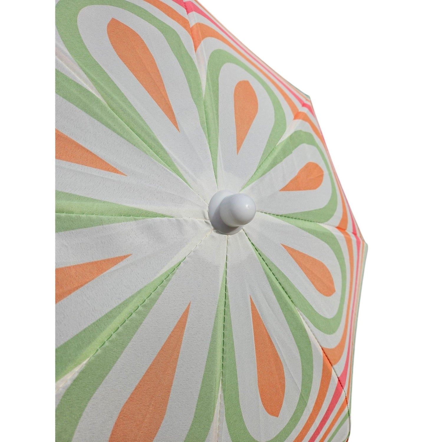 Parasol beach umbrella UV 30+ balcony umbrella green blue circles stripes