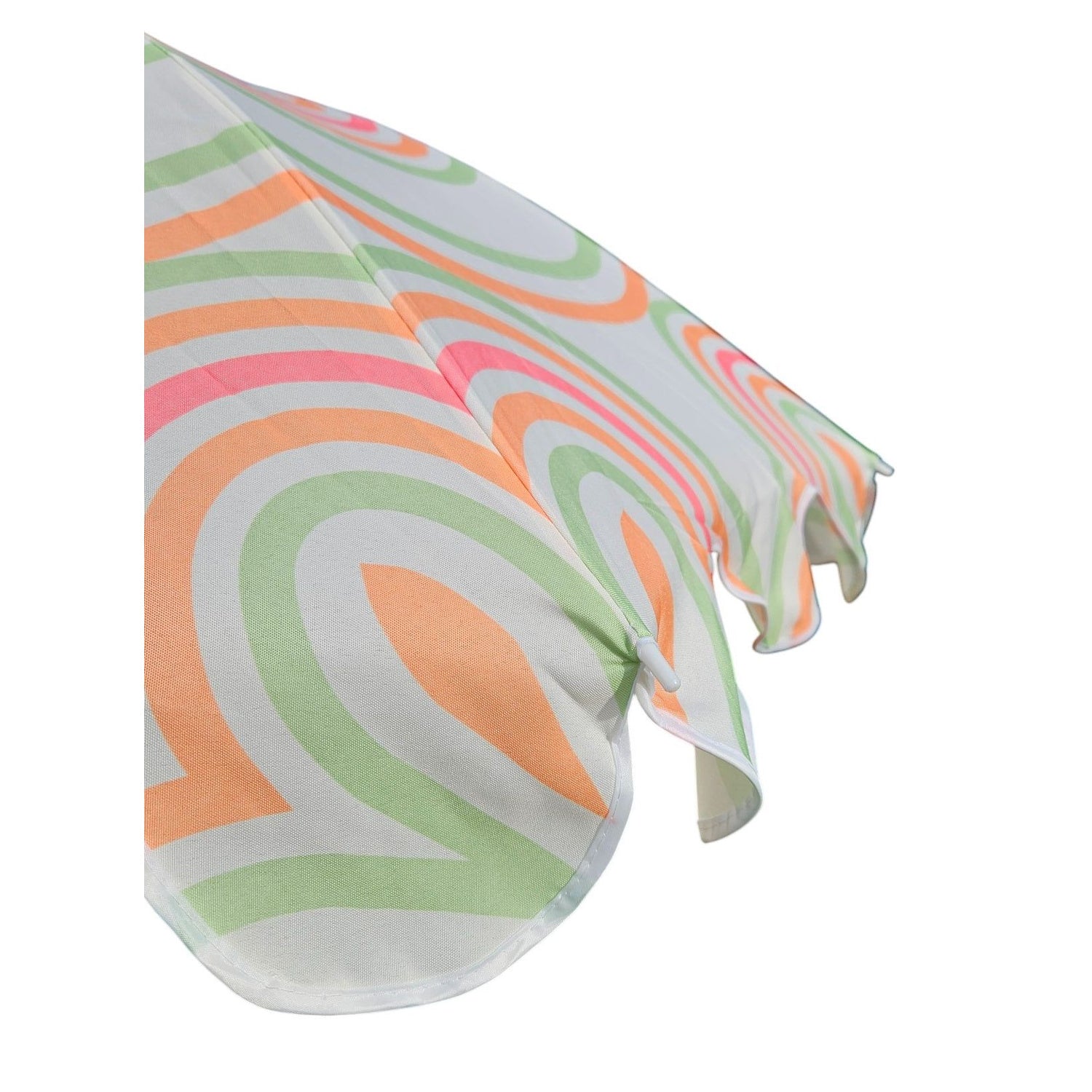 Parasol beach umbrella UV 30+ balcony umbrella green blue circles stripes